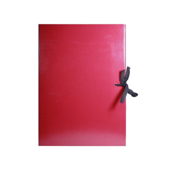 Папка архивная на 2-х завязках Attache Economy А4 120 мм (220x310 мм) переплетный картон до 1200 листов бордовая