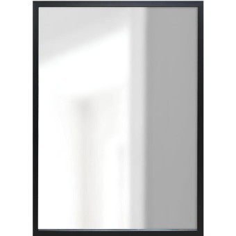 Зеркало настенное (черный, 540х740 мм)
