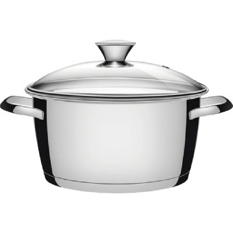 Кастрюля Tramontina Allegra 1.6 л нержавеющая сталь с крышкой