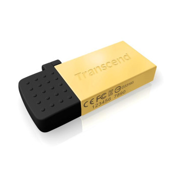 Флеш-память USB 2.0/microUSB 32 Гб Transcend JetFlash 380 (TS32GJF380G)