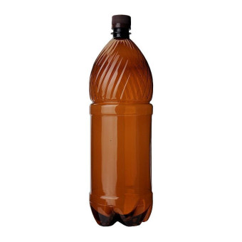 Бутылка пластиковая прозрачная 1000 мл диаметр горла 28 мм (60 штук в упаковке)