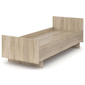 Кровать МДО (дуб сонома, 853х700х2042 мм)