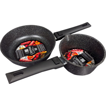 Набор посуды для приготовления Panairo Soverdo induction  Sov-NAB2-22+KOV-I литой алюминий 2 предмета