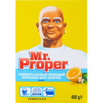 Универсальное чистящее средство Mr. Proper Лимон порошок 400 г
