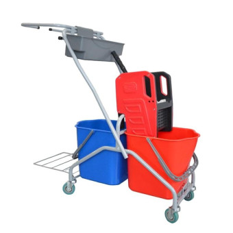 Тележка уборочная Эко-Форс 22EF/6 2-ведерная с отжимом 2x25 л