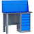 Верстак Верстакофф SLF 121.15.1-1 (серый/синий, 1200х500х1355 мм)