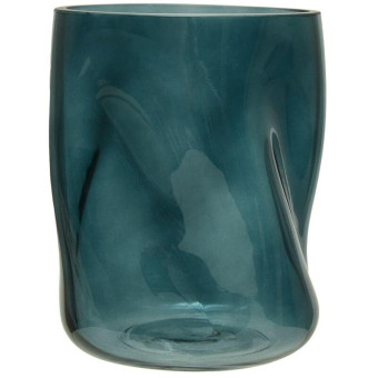 Ваза для цветов Вещицы Динамика синяя