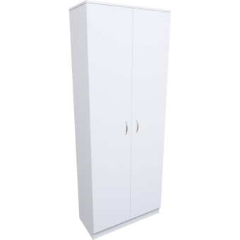 Шкаф для одежды Север (белый шагрень, 770х370х2000 мм)