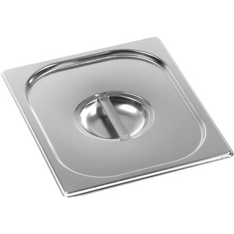 Крышка для гастроёмкости GN 1/2 32.5х26.5 см нержавеющая сталь