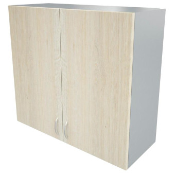 Шкаф навесной Ринг АТ 080 (дуб шамони светлый/серый, 800х320х720 мм)