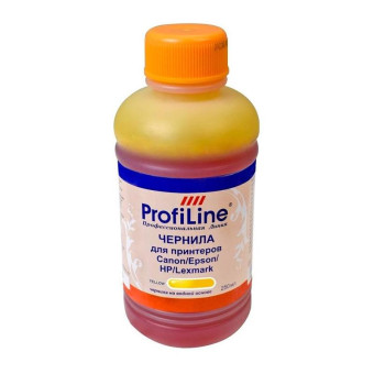 Чернила Profiline Premium для Canon/Epson/HP/Lexmark желтые совместимые повышенной емкости