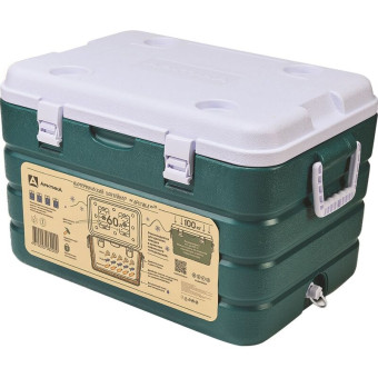 Контейнер изотермический Арктика 60 литров 61x42x31 см зеленый