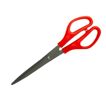 Ножницы Attache Economy 160 мм с пластиковыми симметричными ручками красного цвета