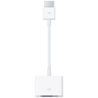 Адаптер Apple HDMI - DVI Adapter Cable белый MJVU2ZM/A