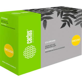 Фотобарабан Cactus CS-DR3260 3400 для Xerox чёрный совместимый Фотобарабан Cactus CS-DR3260 3400 для Xerox чёрный совместимый