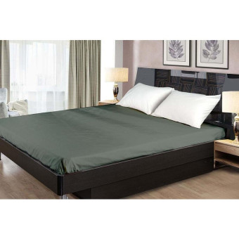 Простыня на резинке Primavelle Style 180х200 см сатин цвета графит