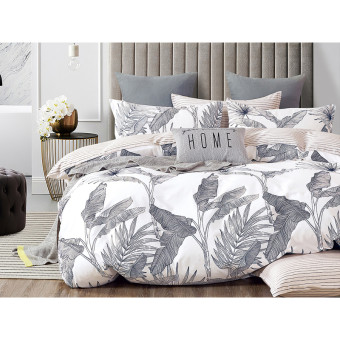 Комплект постельного белья Cleo Satin de Luxe 1.5-спальное сатин 70x70  см (15/781-SK)