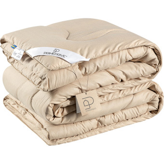 Одеяло евро Prime Prive Camel Softy 200x220 см стёганое с кантом бежевое (1014.00557)