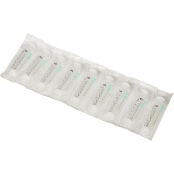 Шприц двухкомпонентный BD Discardit 10 мл 21G (0.8x40 мм, 100 штук в упаковке)