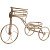 Подставка для цветов Велосипед 2 коричневая (55х25х37 см)