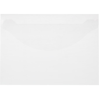 Папка с клапаном Attache 330x240 мм прозрачная 180 мкм (10 штук в упаковке)