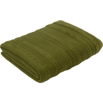 Плед Tkano Essential хлопок 130х170 см зеленый