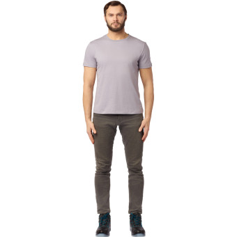 Футболка светло-серая короткий рукав 100% хлопок (размер 52-54 (XL))