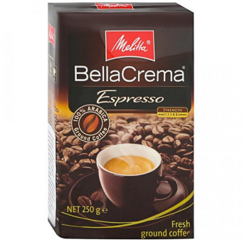 Кофе молотый Melitta Espresso 250 г (вакуумный пакет)