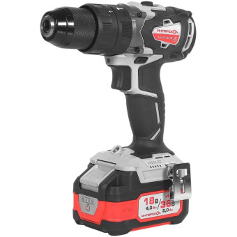 Дрель-шуруповёрт ударная аккумуляторная Интерскол ДАУ-13/36В 70  бесщёточная 2 АКБ x Li-ion (36 В, 2 Ач)+ЗУ в кейсе (813.2.2.70)