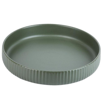 Блюдо фарфоровое Nouvelle Home Scandi Green Olive диаметр 245 мм зеленое (артикул производителя 0860061)