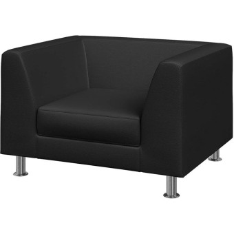 Кресло Evolution черное (искусственная кожа)