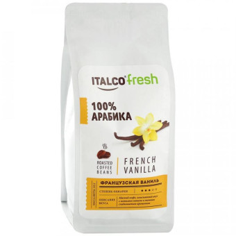 Кофе в зернах Italco Fresh French vanilla ароматизированный 375 г