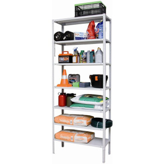 Стеллаж металлический Cobalt МС-257/400 (7 полок, 1000x400x2500 мм)