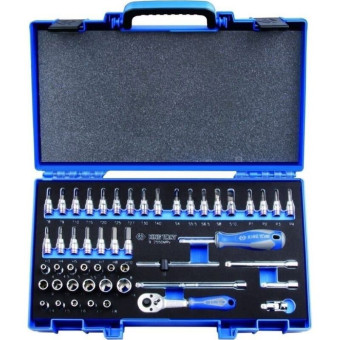 Набор головок шестигранных King Tony 4-14 мм 1/4" 50 предметов (2550MRV)