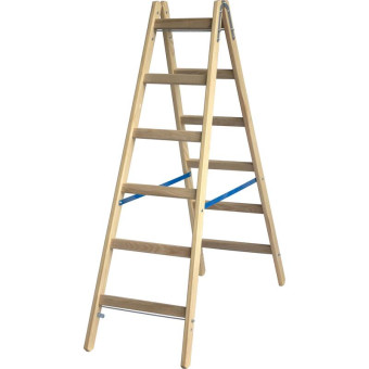 Cтремянка деревянная 2х6 ступени Krause 170262