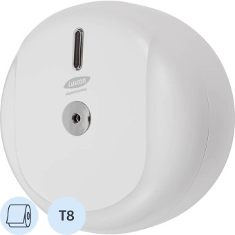 Диспенсер для туалетной бумаги с центральной вытяжкой Luscan Professional пластиковый белый