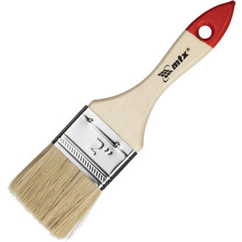 Кисть малярная плоская Matrix из натуральной щетины 50x11 мм (82530)