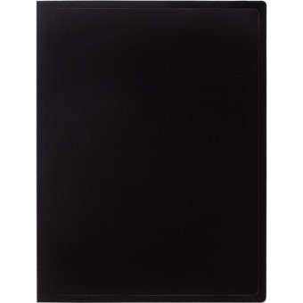 Папка файловая на 30 файлов Attache A4 35 мм черная (толщина обложки 0.6 мм)