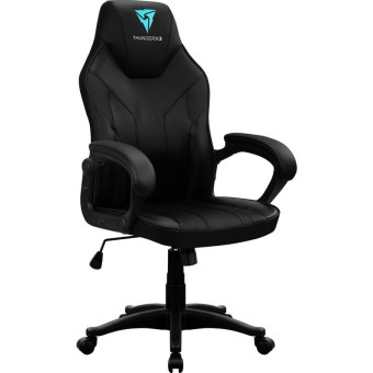 Кресло игровое ThunderX3 EC1 Black AIR черное (искусственная кожа/пластик)