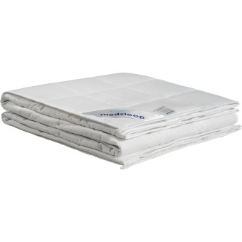 Одеяло евро Medsleep Дефорте 200x220 см кассетное белое