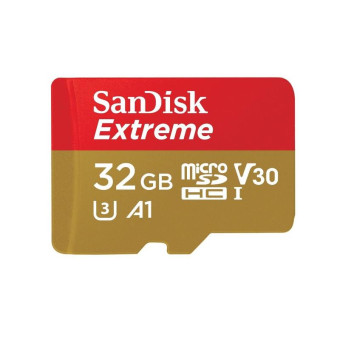Карта памяти SanDisk Extreme microSDHC UHS-I A1 SDSQXAF-032G-GN6MA