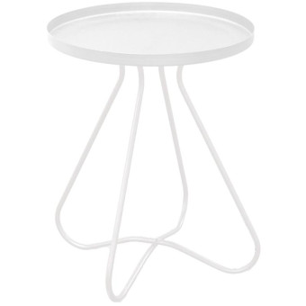 Стол журнальный Sheffilton SHT-CT3 (белый, 350х350х450 мм)