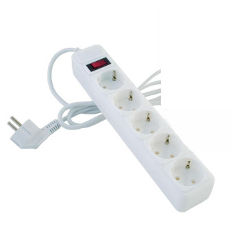 Сетевой фильтр Старт на 5 розеток 1.5 метра белый