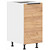 Шкаф напольный с полкой Corsica (сосна эдмонт/белый, 400х560х820 мм)