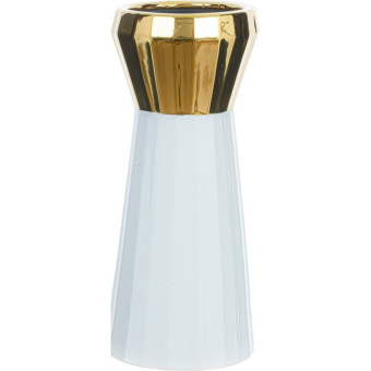 Ваза для цветов белая (высота 24 см)