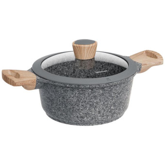 Кастрюля Nadoba Mineralica 2,4 л литой алюминий с крышкой