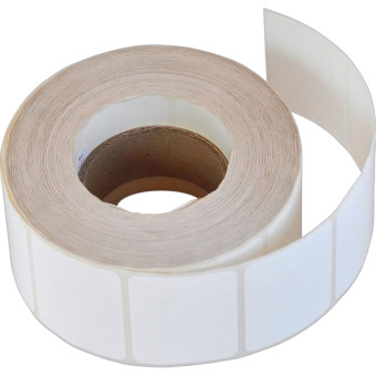 Термотрансферные этикетки 30x20 мм полипропиленовые (диаметр втулки 40  мм, 2000 штук в рулоне)