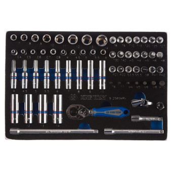 Набор головок King Tony 1/4" 65 предметов (9-2565MRV)