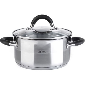 Кастрюля TalleR TR-17193 3.1 л нержавеющая сталь с крышкой