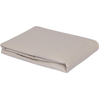 Простыня на резинке Tkano Essential 180х200х30 см лен хлопок серо-бежевая